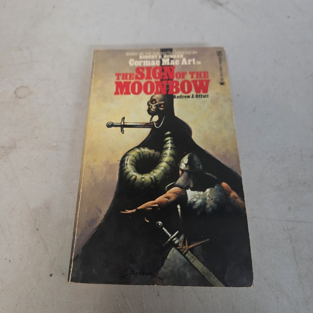 Sign of the Moonbow Andrew J Offutt 1977 Zebra 1st Printing Cormac Mac Art PB